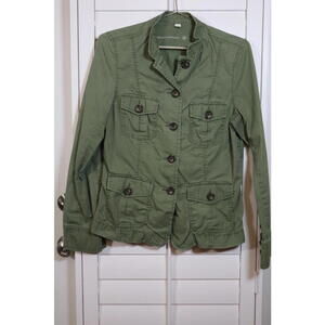 Banana Republic olive green cargo jacket size Medium